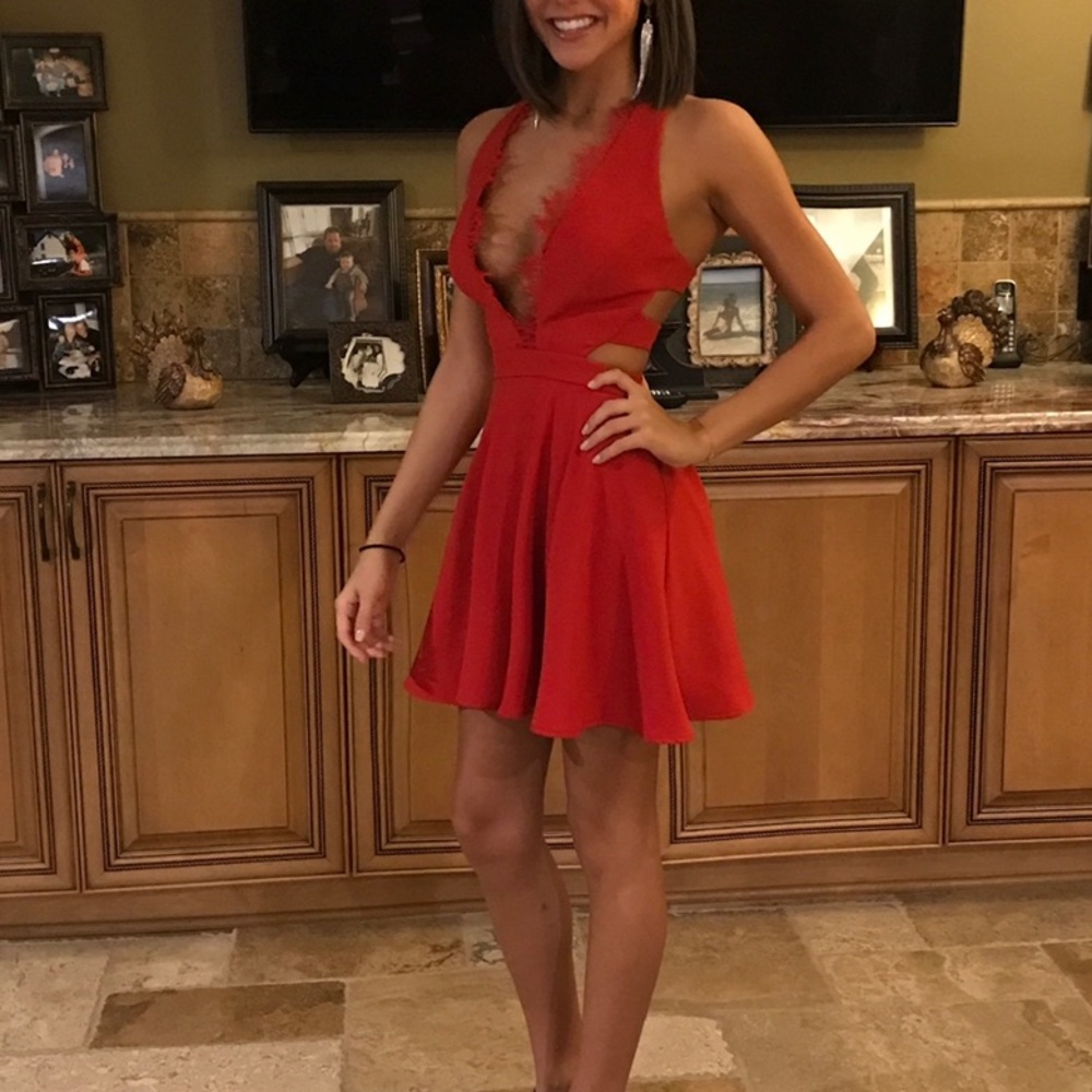 BEBE Red Dress
